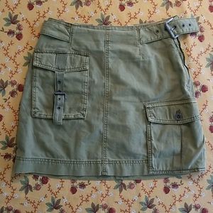 Free People Mini Cargo Skirt